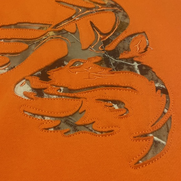 LEGENDARY WHITETAILS Original Deer Gear NWT Orange Hoodie Size XL TALL - Picture 3 of 10